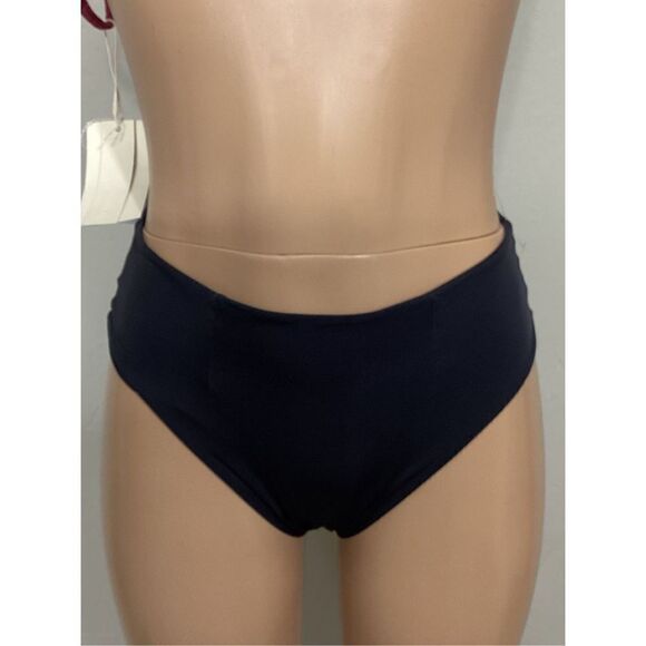 New. HAIGHT vintage burgundy and black bikini. Retails $259. M-top/L- bottom - Picture 7 of 14
